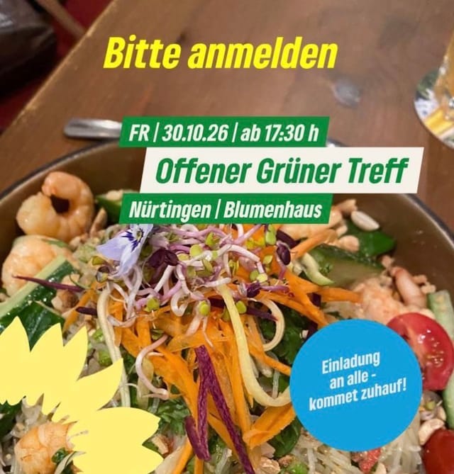 Offener kreisweiter grüner Treff